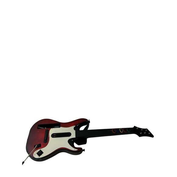 Guitar Hero Wii with strap red black 31" long - Picture 1 of 8